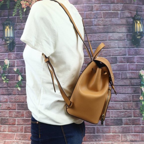 Kate Spade WKR00548 Medium Grain Leather Darcy Flap Backpack - Picture 11 of 12